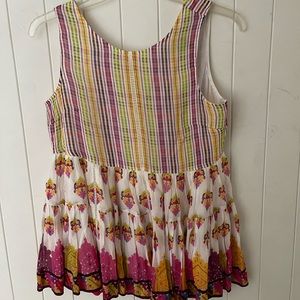 Anthropologie Tanvi Kedia Lorelai babydoll ruffle swing blouse XS